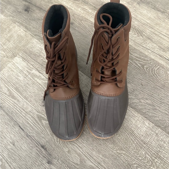 Men’s brown duck boot waterproof 12 - Picture 4 of 8